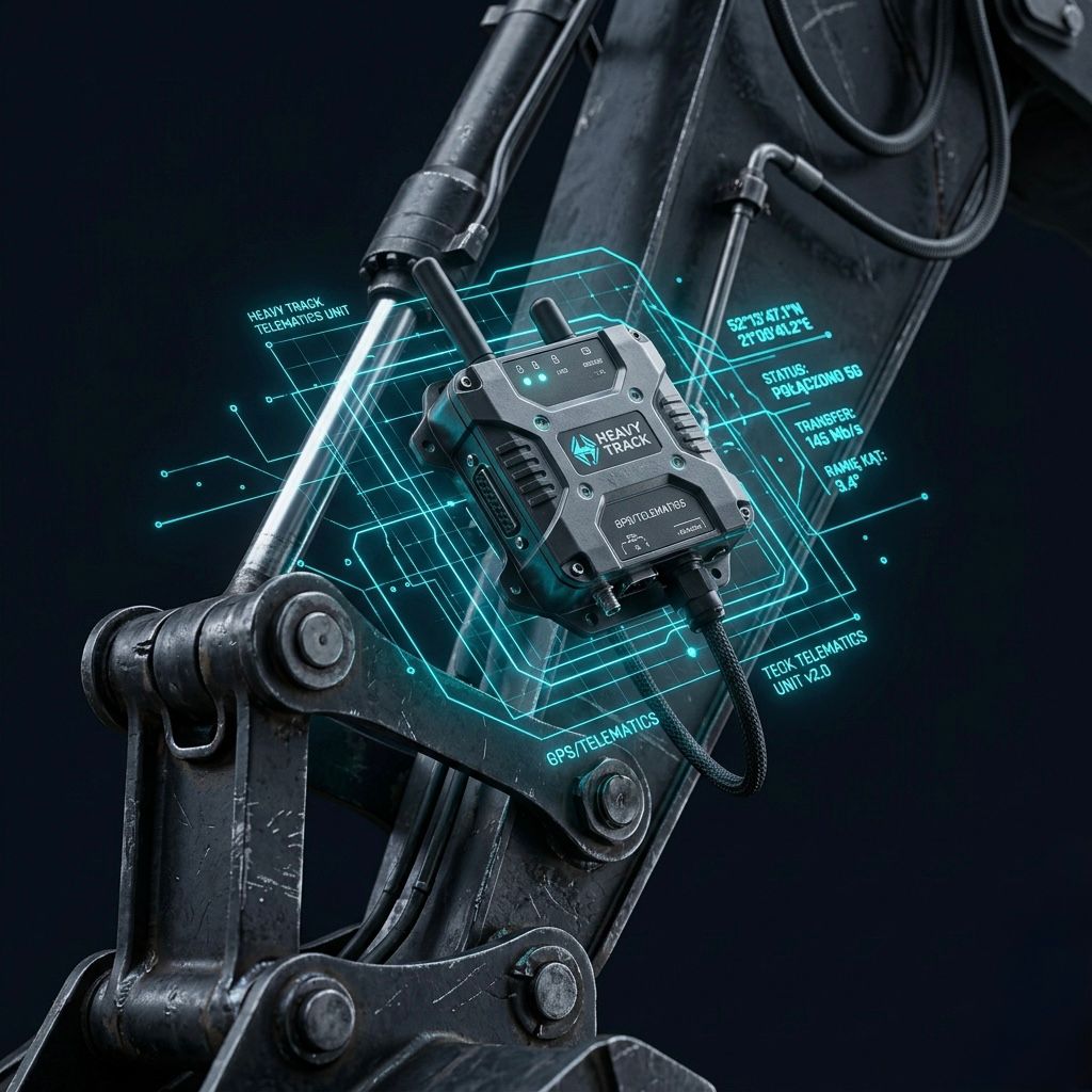 Telematyka maszyn budowlanych - co daje GPS w koparce?