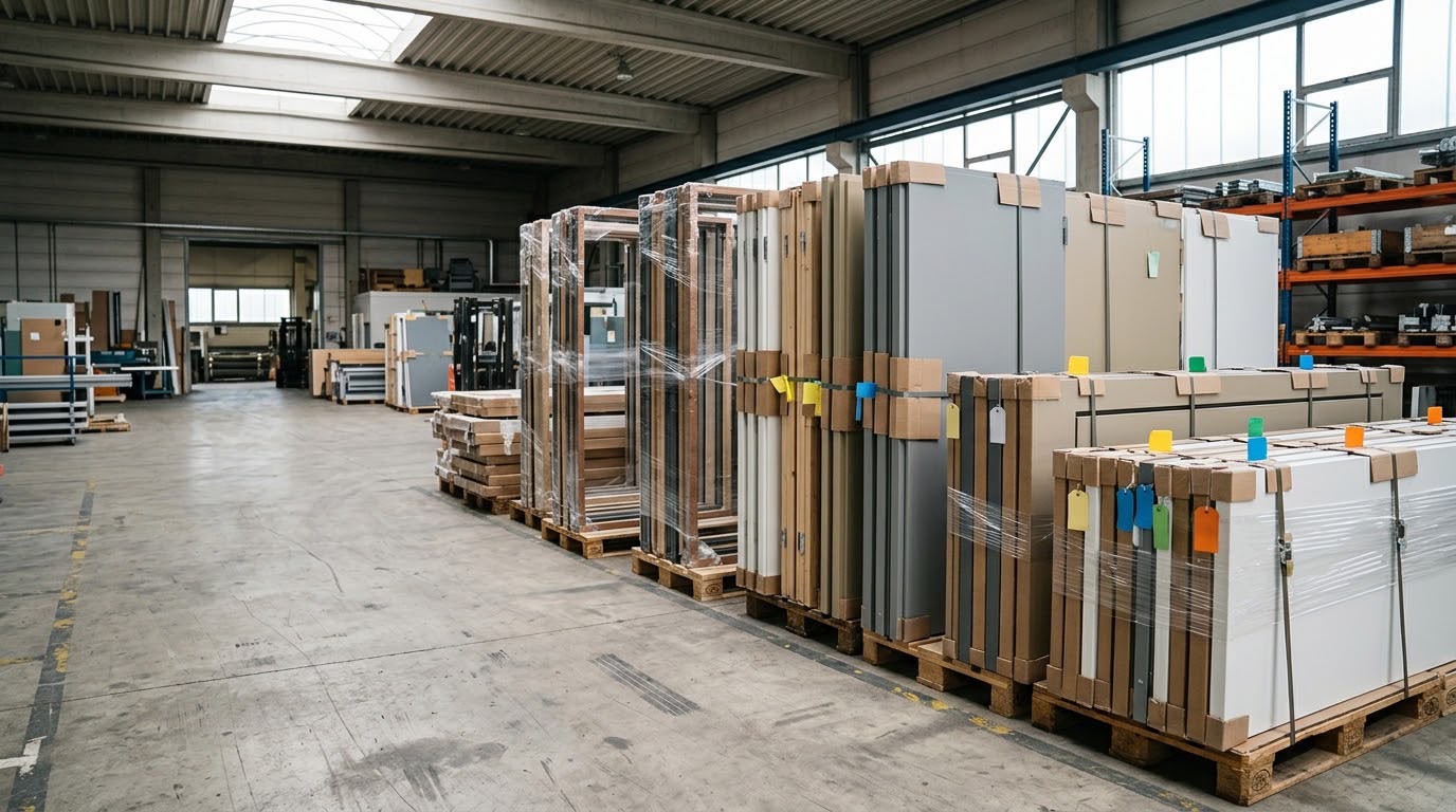 Drzwi techniczne i kontraktowe: produkcja i kompletacja