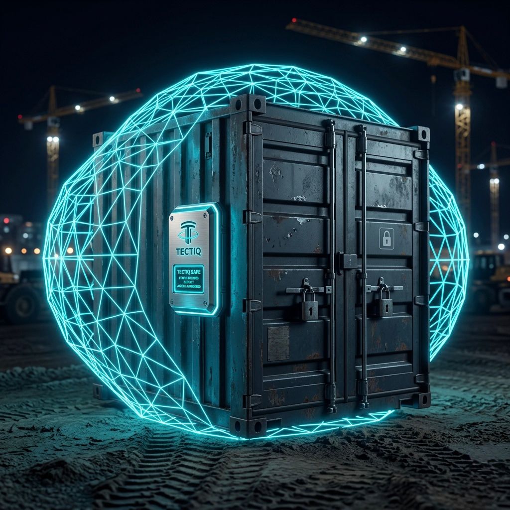 Kontener i zaplecze budowy